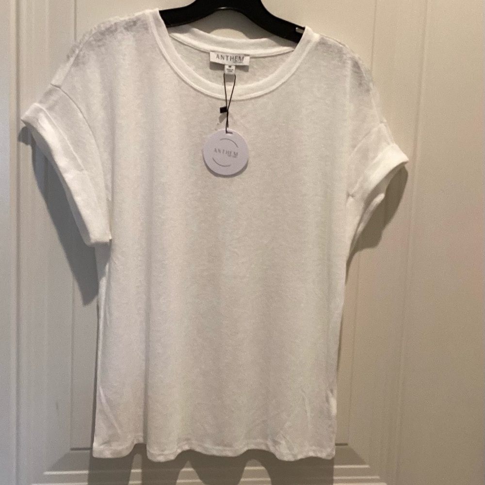 Anthem Classic White Short Sleeve Crew Tee